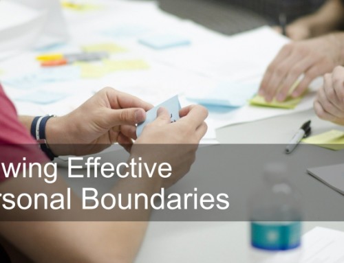 Drawing Effective Personal Boundaries